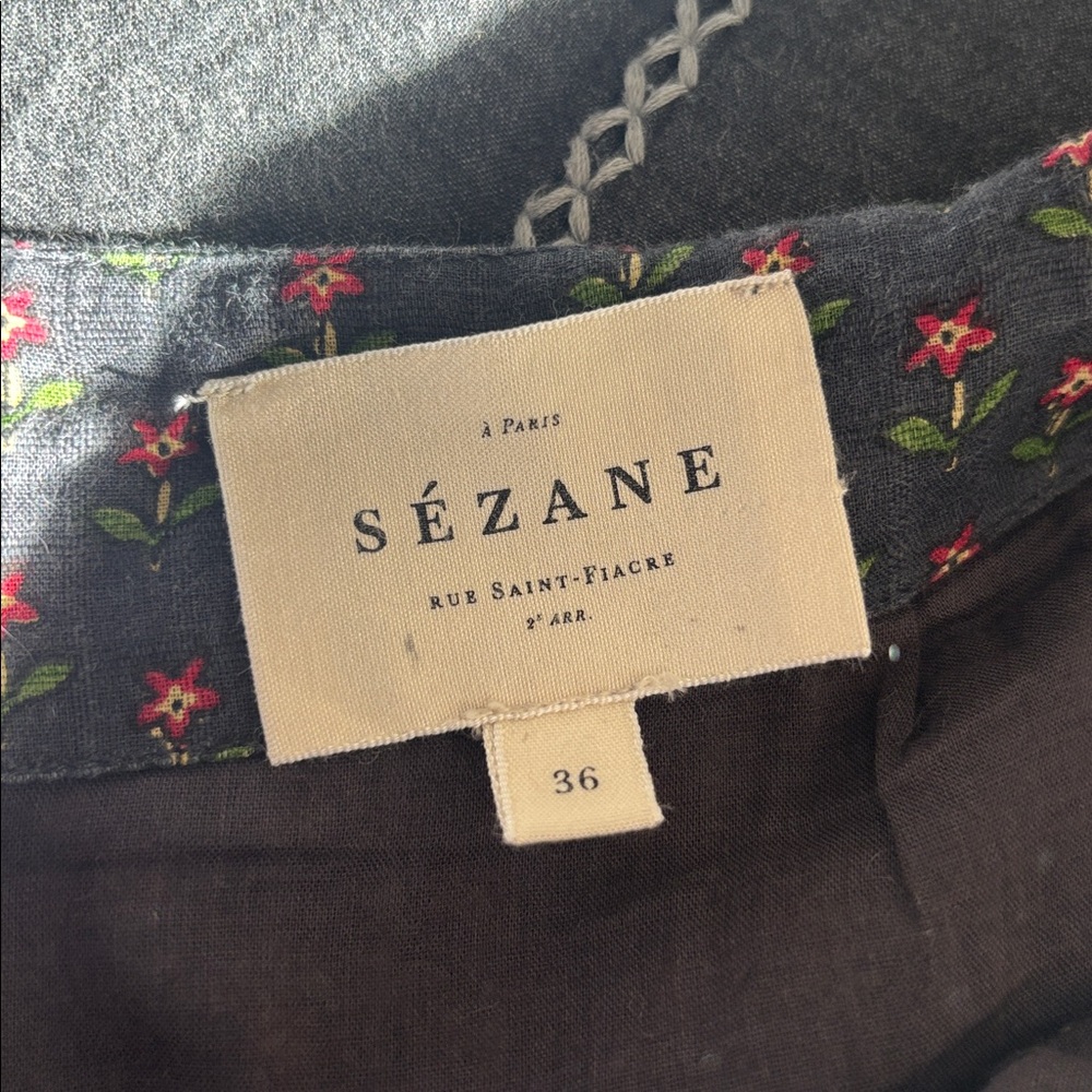 Sézane Camila Wrap Tie Mini Skirt EU Size 36 (US 4) - Picture 8 of 11